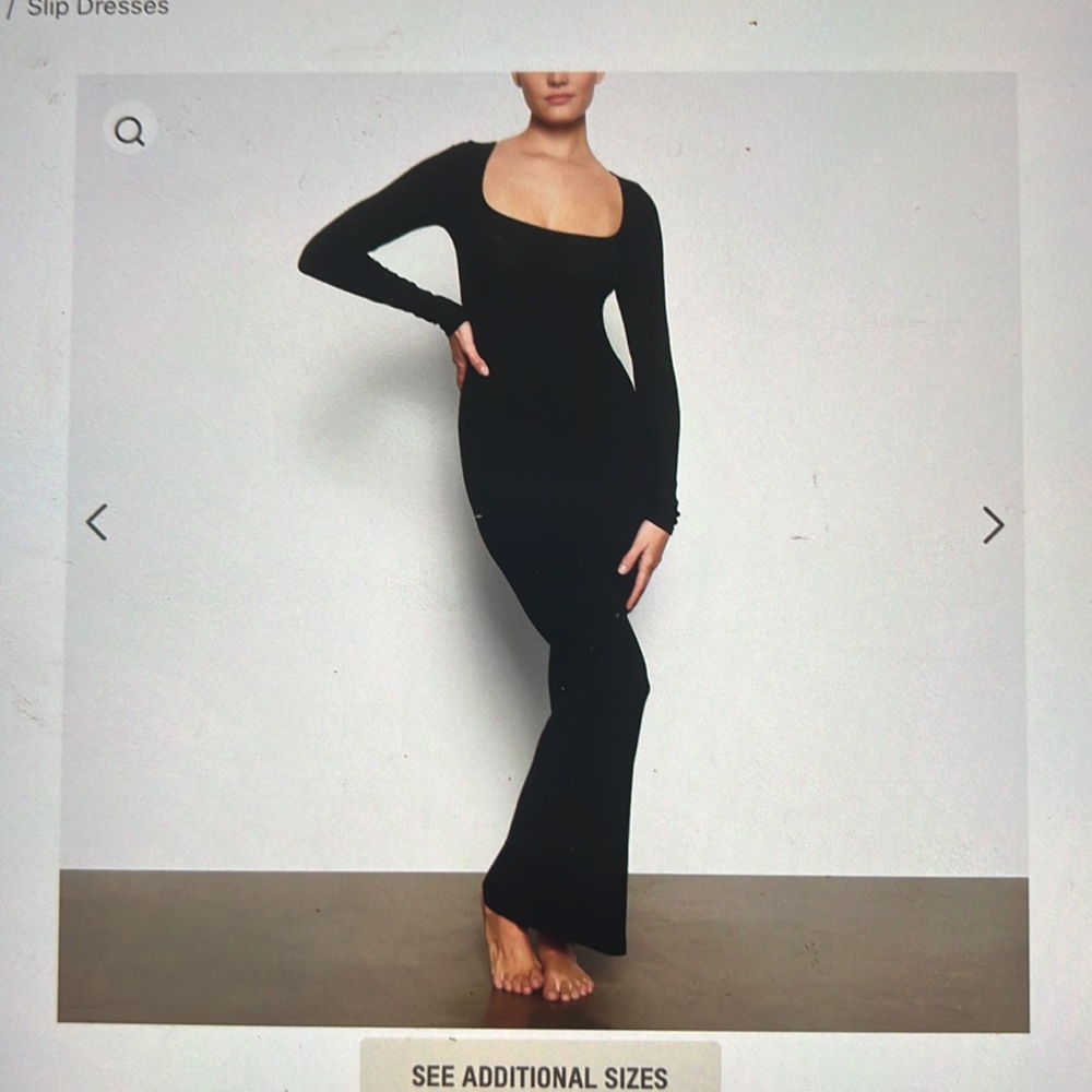 Soft lounge Long Sleeve Dress - Picture 4 of 4